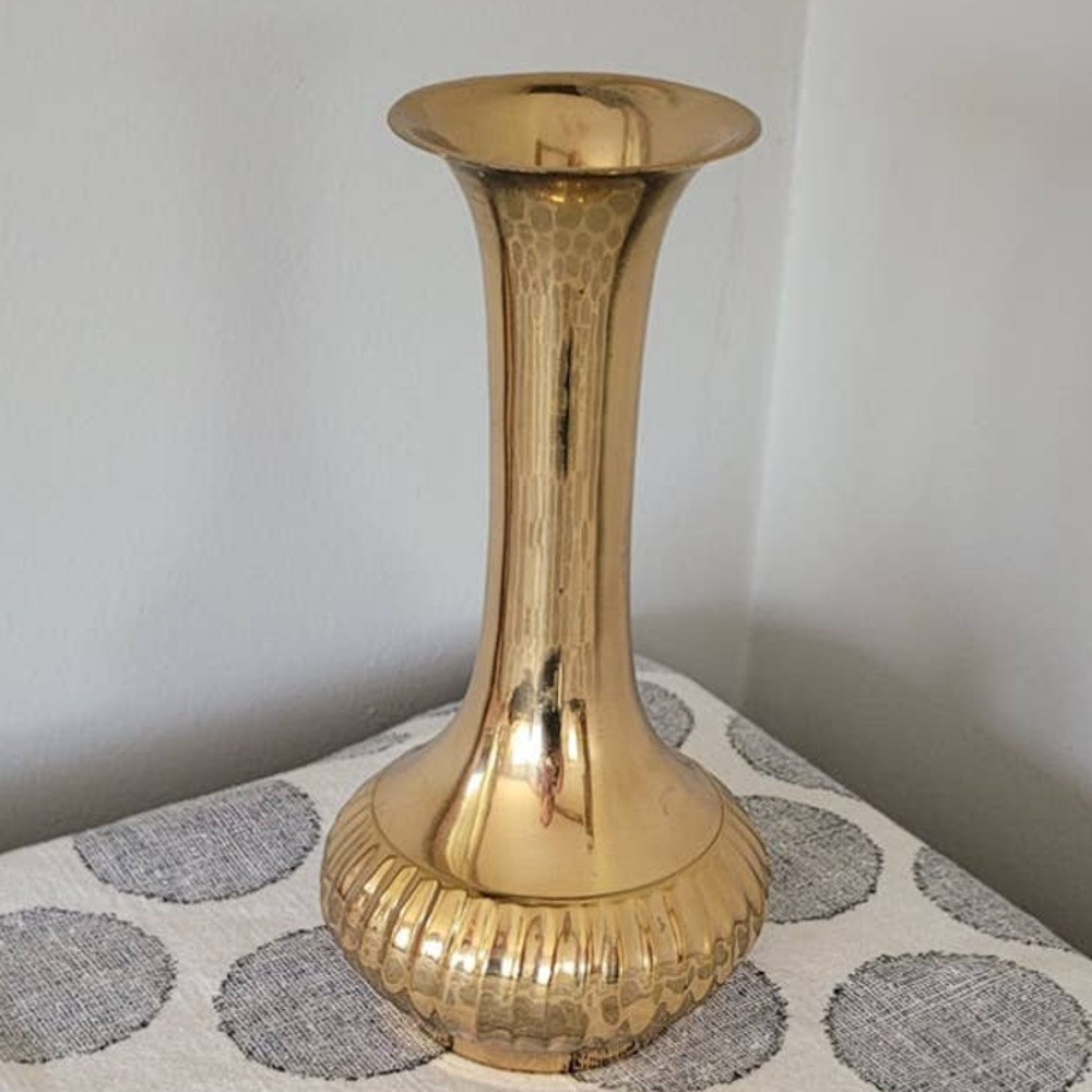 Brass Vase by Wingate Brass A Maleck Company - Picture 1 of 4